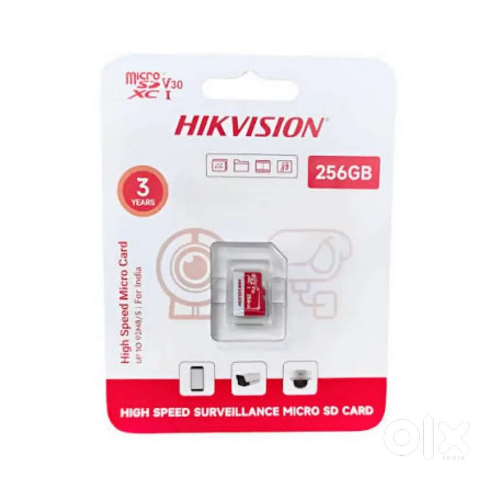 SD card  256Gb hikvision and gionex