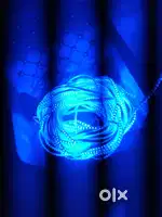 Street light blue colour design single