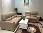 newly bought  sofa with tea table