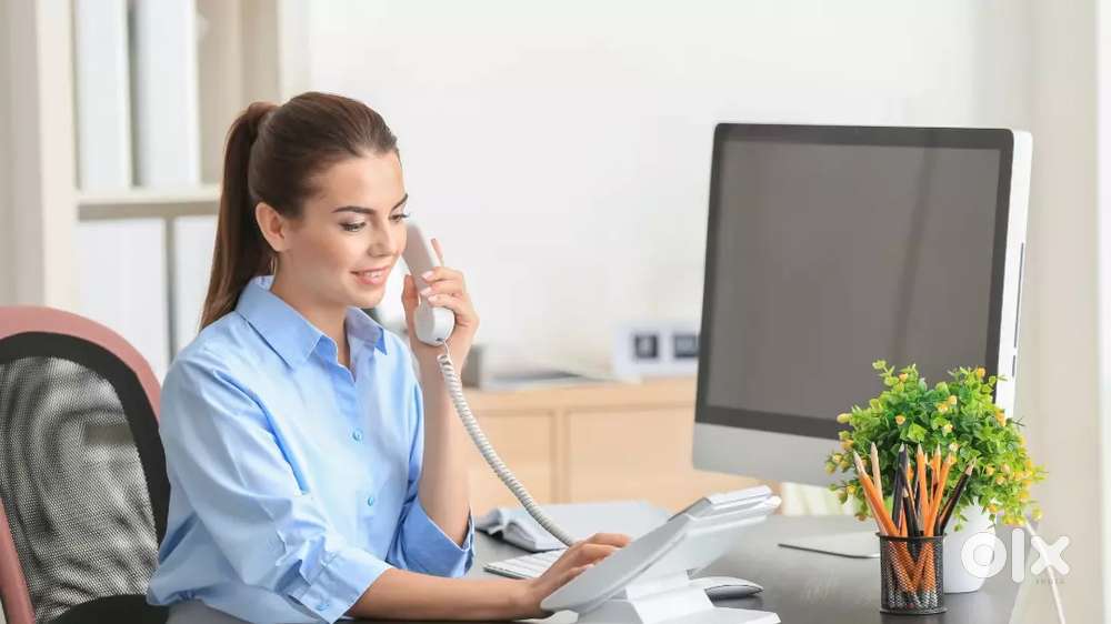 Receptionist and telecaller