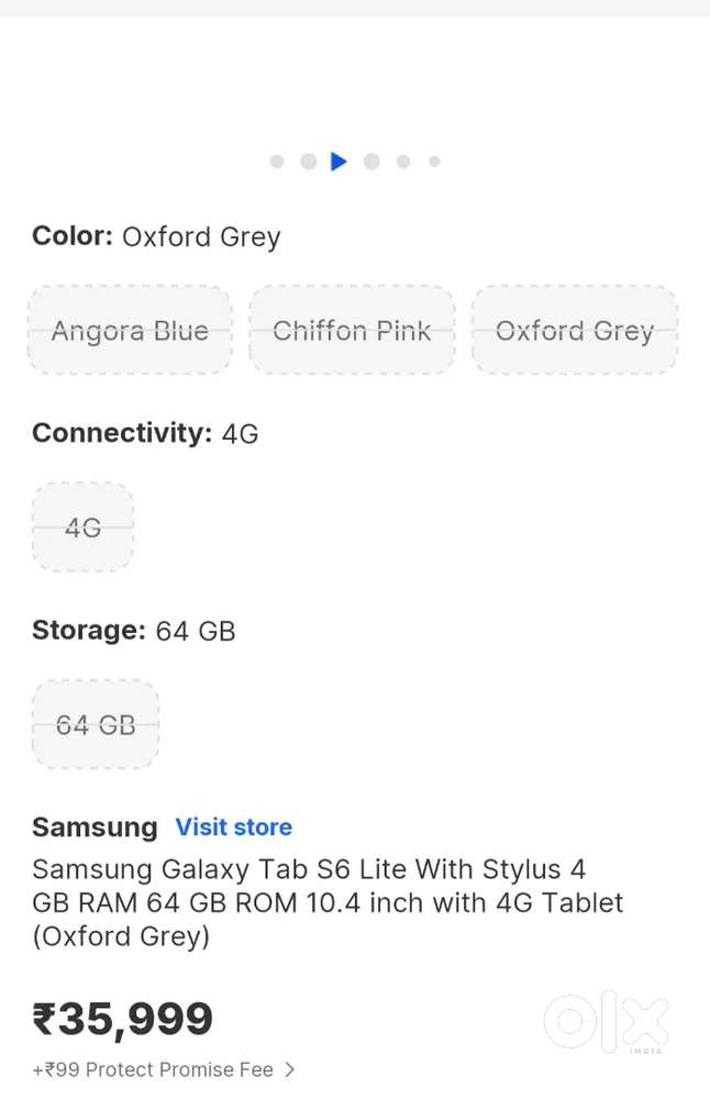 SAMSUNG S6 LITE TABLET