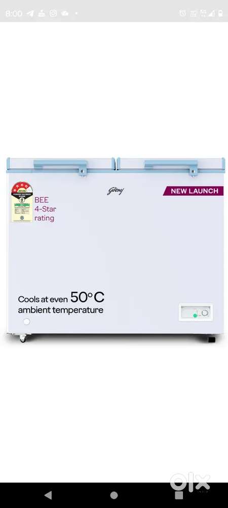 D freeze voltas 405 litre 4 month old