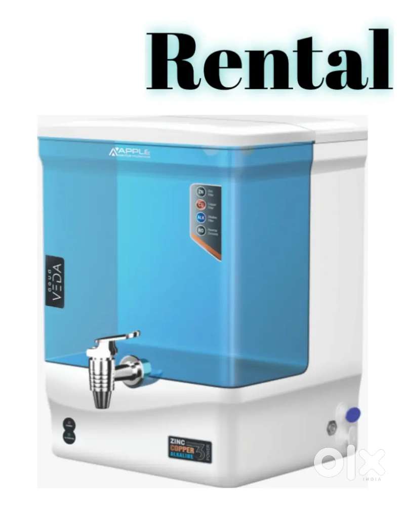 Water purifier available on rent