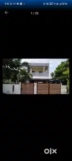 Individual villa house duplex type with 3BHK 3 car parking &garden