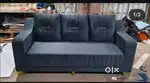 3 seater sofa attached pillow