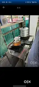 Double gas burner SS Chulha