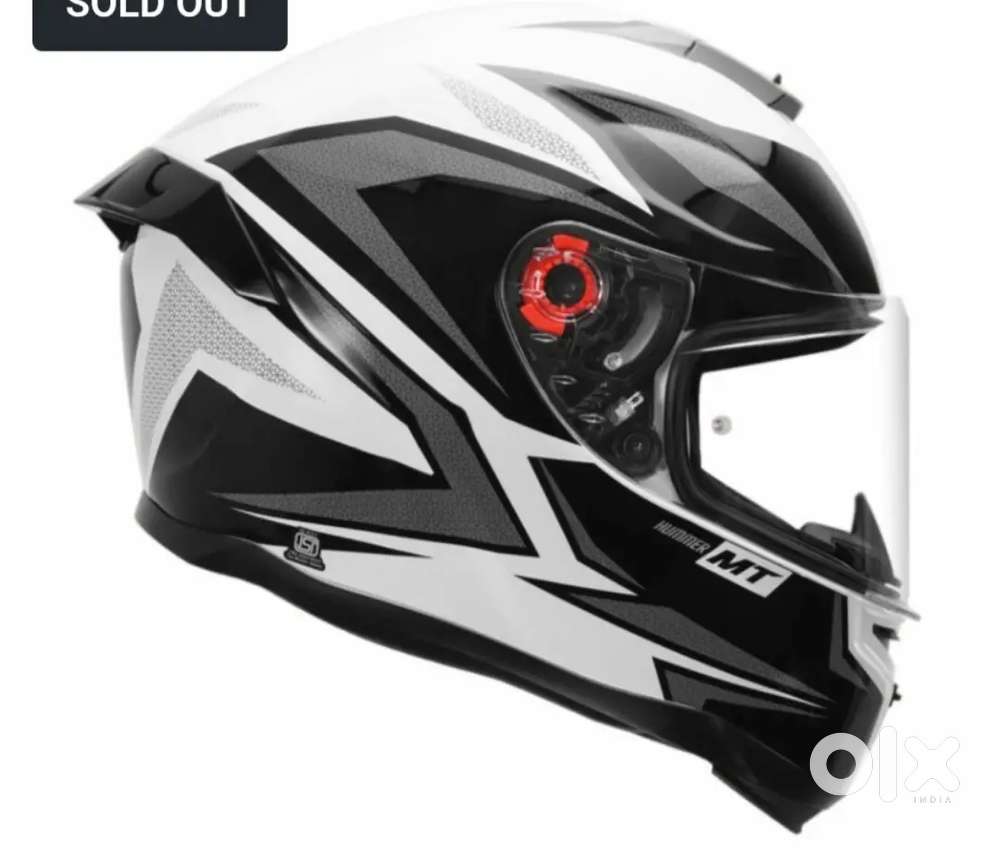 MT HUMMER STARK WHITE HELMET + VEGA OFF ROAD HELMET