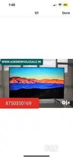 Brand new 48 inch O led tv with sound bar Alexa inbuilt wifi #1602