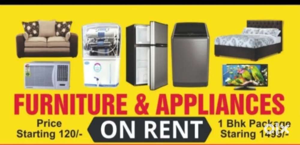 Furniture appliances On RENT