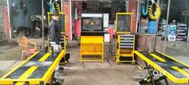 Bike repair nd chain repair cleaning machine