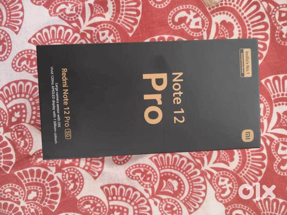 Redmi note 12 pro 5G, 8GB/128GB ( price slightly negotiable)