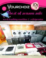 Advance washing machine or fridge -trusted brand