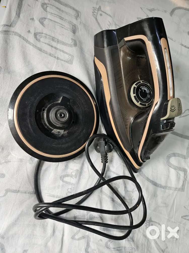 Sansui Cordless Pro 1250 W Steam Iron (Jet Black)