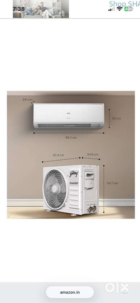 Godrej 1.5 ton 3 star ac 5 year waranty