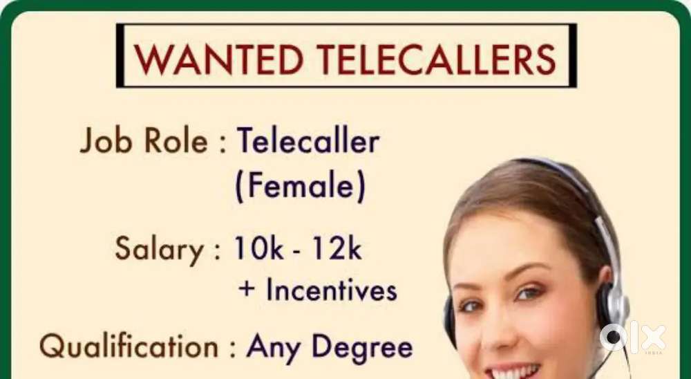 WANTED  FEMALE TELECALLER