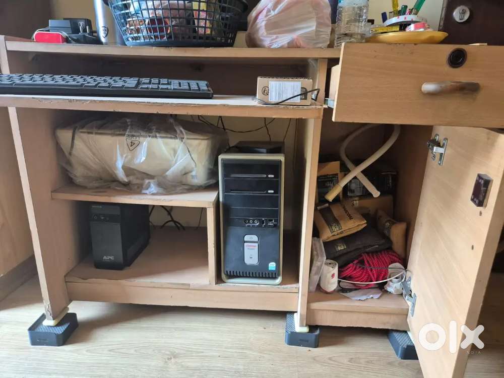 Wooden Stool, Computer/Study Table, Chair, Table
