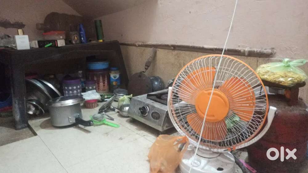 Essential material for kitchen with table fan