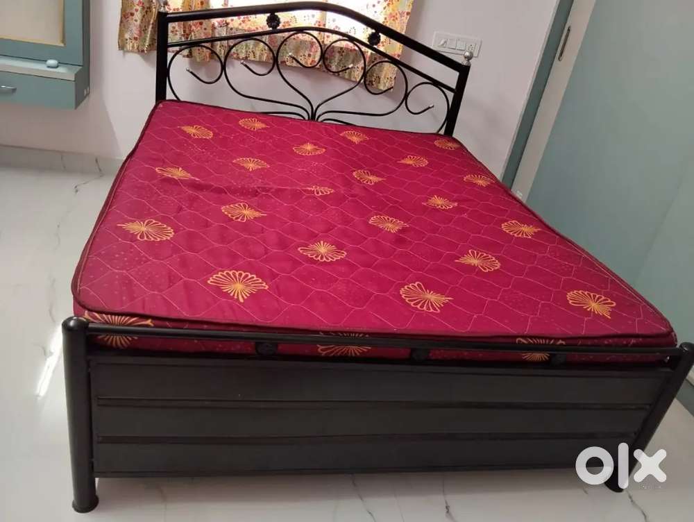 Iron cot size 5' x 6'