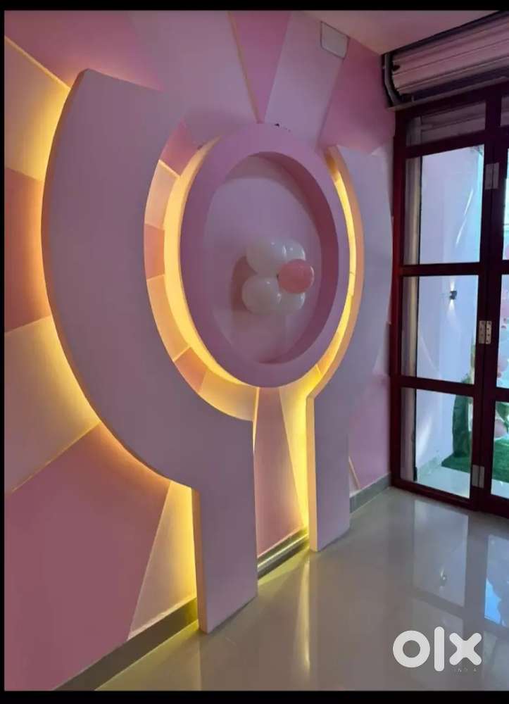 80 feet  main road,full false ceiling,east facing ,near by schools