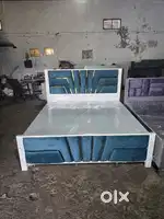 Double bed wooden storage size 6*5