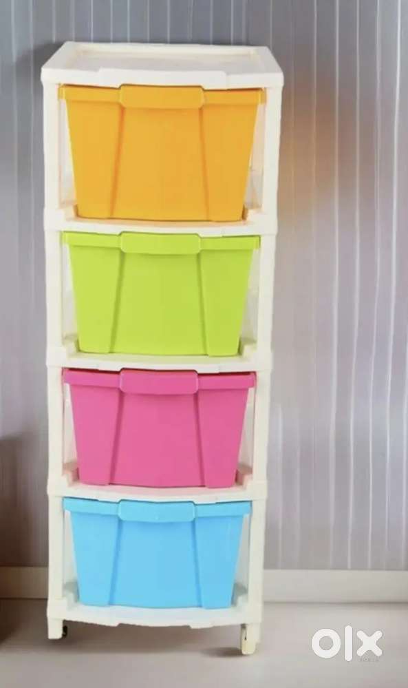 Plastic drawer 4 layer