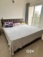 King size double bed .