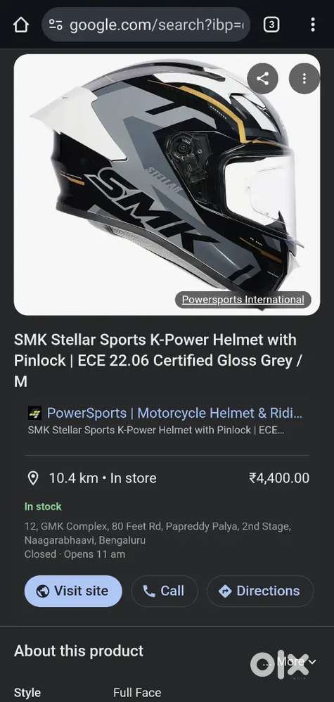 Helmet SMK TYPHOON