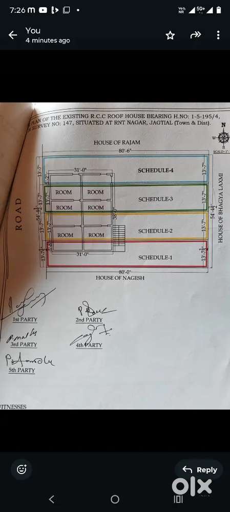 4 Guntas land for sale,Opp Busdopt, Jagtial
