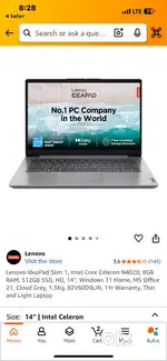 Lenovo ideapad slim 1i
