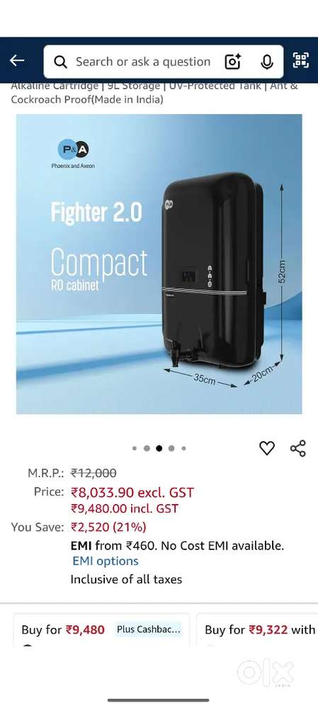 Water purifier RO