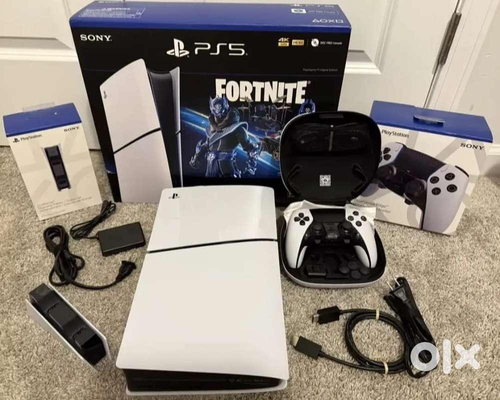 PS5 Slim Console Fortnite Cobalt Star Bundle Dualsense Edge Controller
