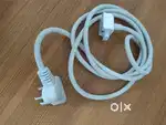 Two cables one for Apple laptop charger and for data connection