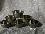 Antique pure bronz solid heavy sabzi bowls