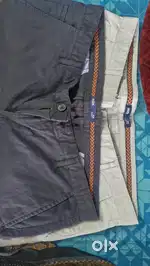 2, 38 size pants by Max, black and silver. Unused.