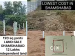 City Land 120 Sq*YARDS SALE  SHAMSHABADll Best Cost