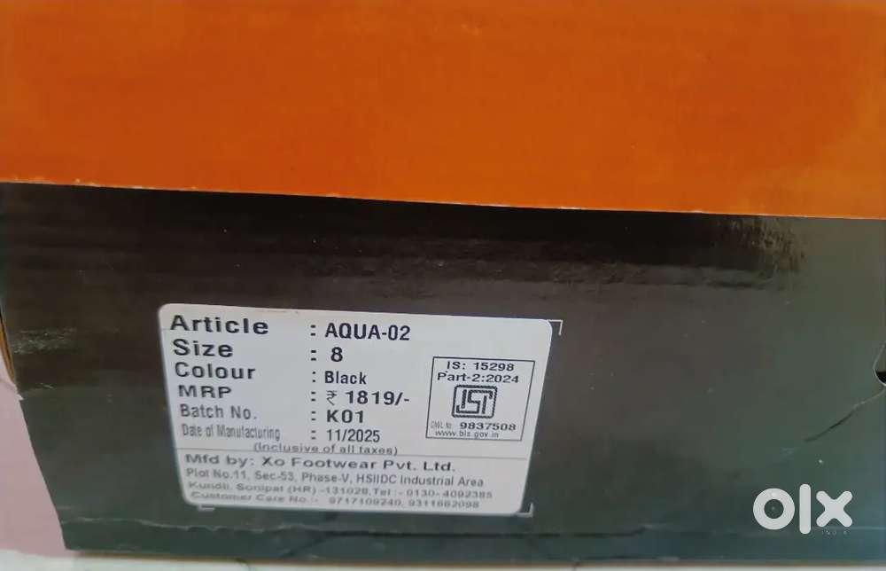 Brand new Fuel safety shoes wants to sell