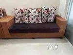 5 sitting sofa and queen size bed  urgent sale brand new condition
