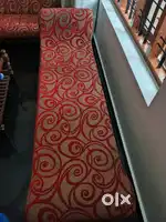 A diwan , two single sofa ,one double sofa, one tv stand