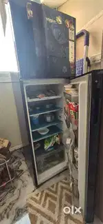 297 ltr double door fridge is for sell at the rate of 12000