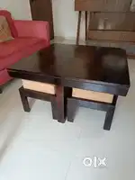 Center table with 4 tools