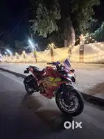 Fully modified original akrapovic silencer installed fully wrapped