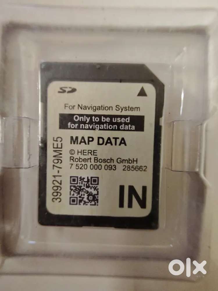 Navigation system data card