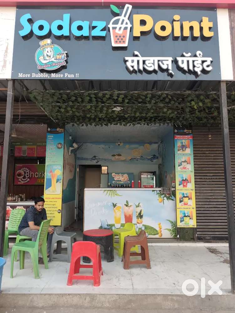 Soda shop setup selling 3 lac 20 k price negotiable