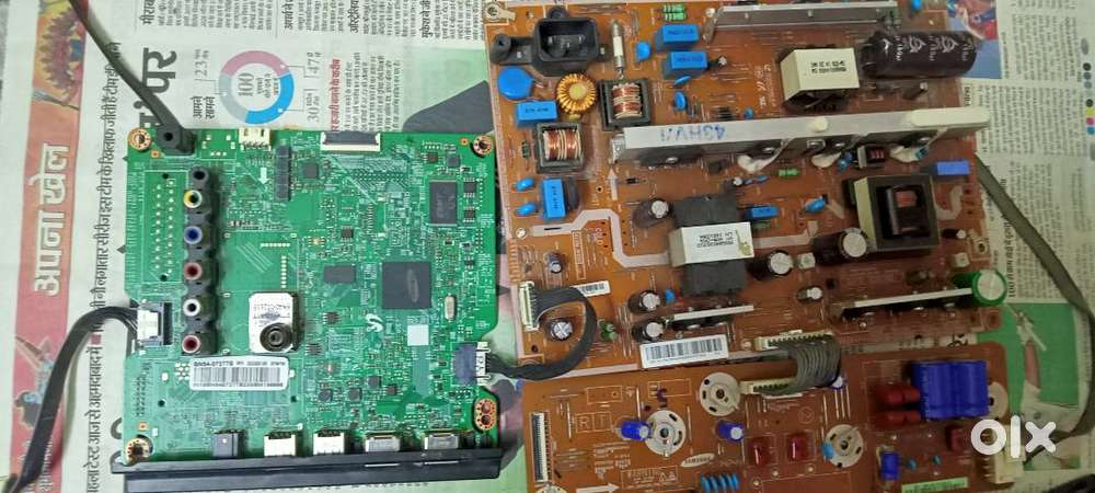 Samsung Plasma TV parts set( SMPS, main board, t-con, remote - working