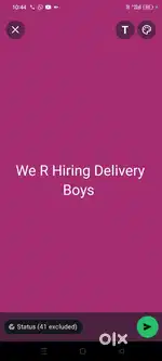 Delivery boy