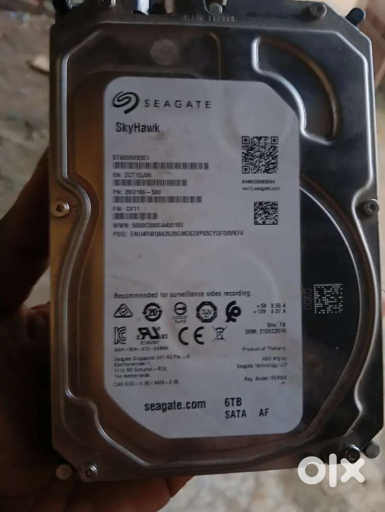 6 TB Hart Disk old 2019 model
