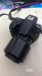Sony alpha 58 dslr with 18-55mm+55 -200mm lens-excellent condition