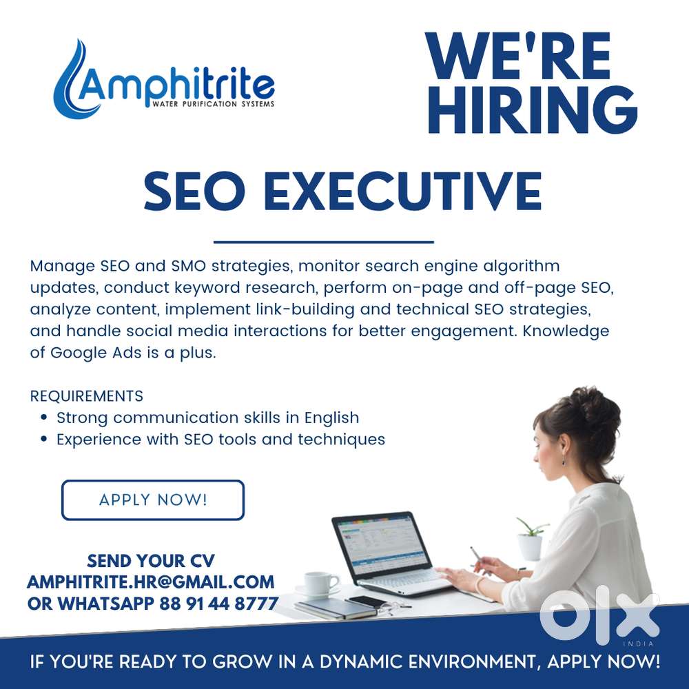 Hiring: SEO Executive – Ernakulam
