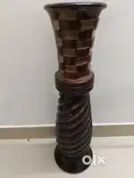 Flower Vase - Teak Wood