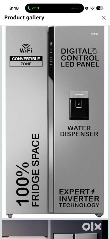 Haier smartchoice 596L 2door